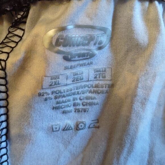 New NBA Phoenix Suns Men's 2XL‎ loungewear pants black orange drawstring elastic - Picture 4 of 7